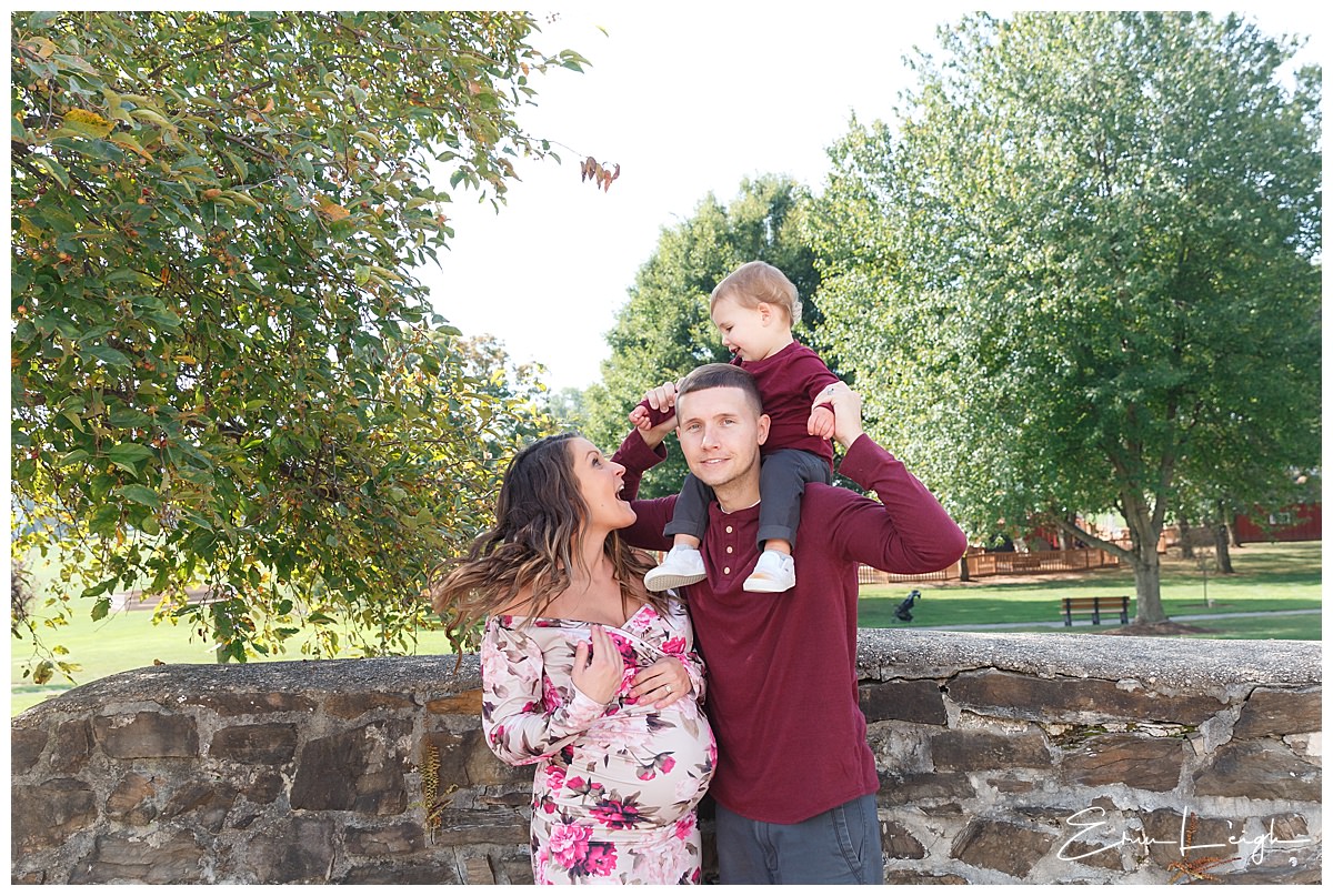 Maternity Photos | Amos Herr Foundation House in Landisville PA by Harrisburg Photographer Photography by Erin Leigh