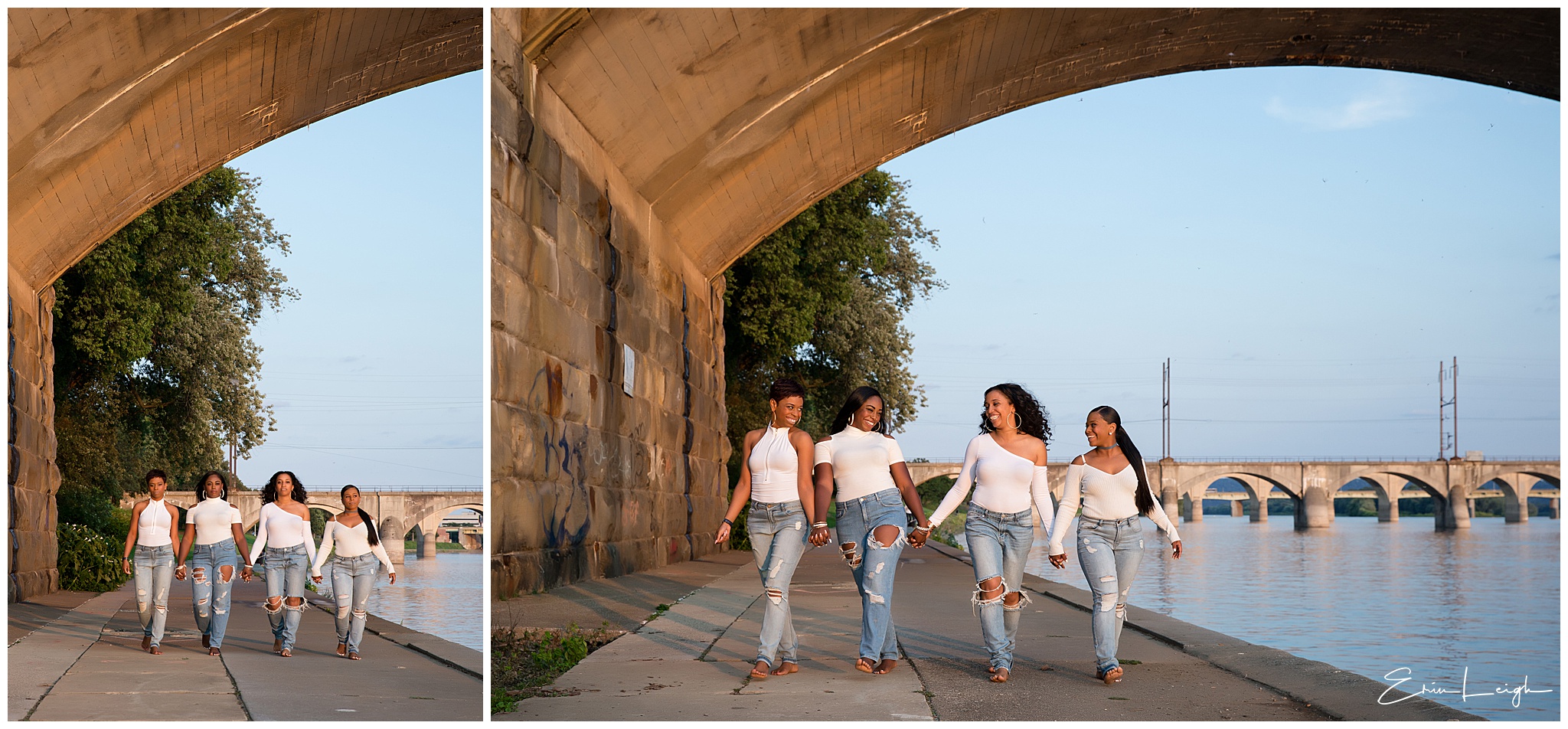 Urban Singer Sisters Photos | Downtown Harrisburg PA by Harrisburg Photographer Photography by Erin Leigh
