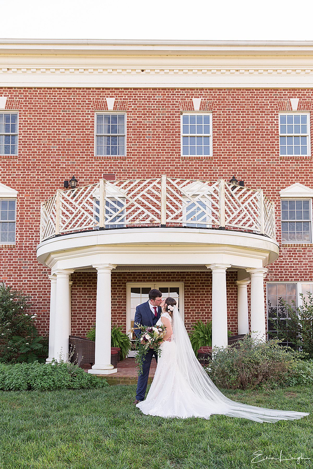 bride and groom | Brix & Columns Vineyard Wedding in McGaheysville VA by Harrisburg Photographer Photography by Erin Leigh