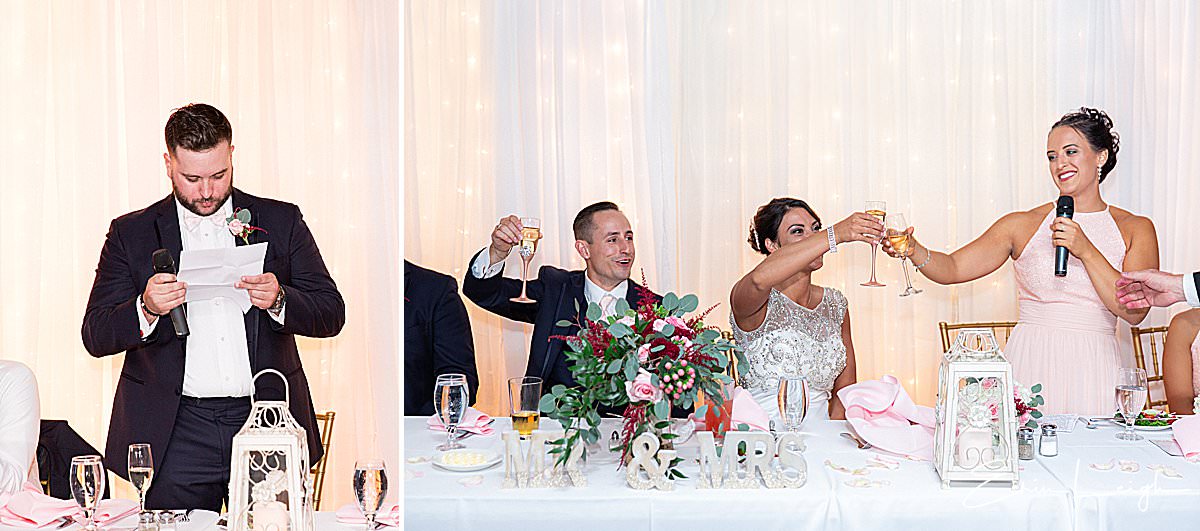 reception toasts | John Wright Restaurant Wedding in Wrightsville PA by Harrisburg Photographer Photography by Erin Leigh