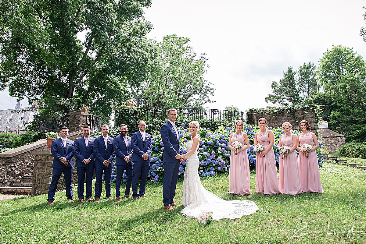 bridal party photo | Lauxmont Farms Wedding in Wrightsville PA by Harrisburg Photographer Photography by Erin Leigh