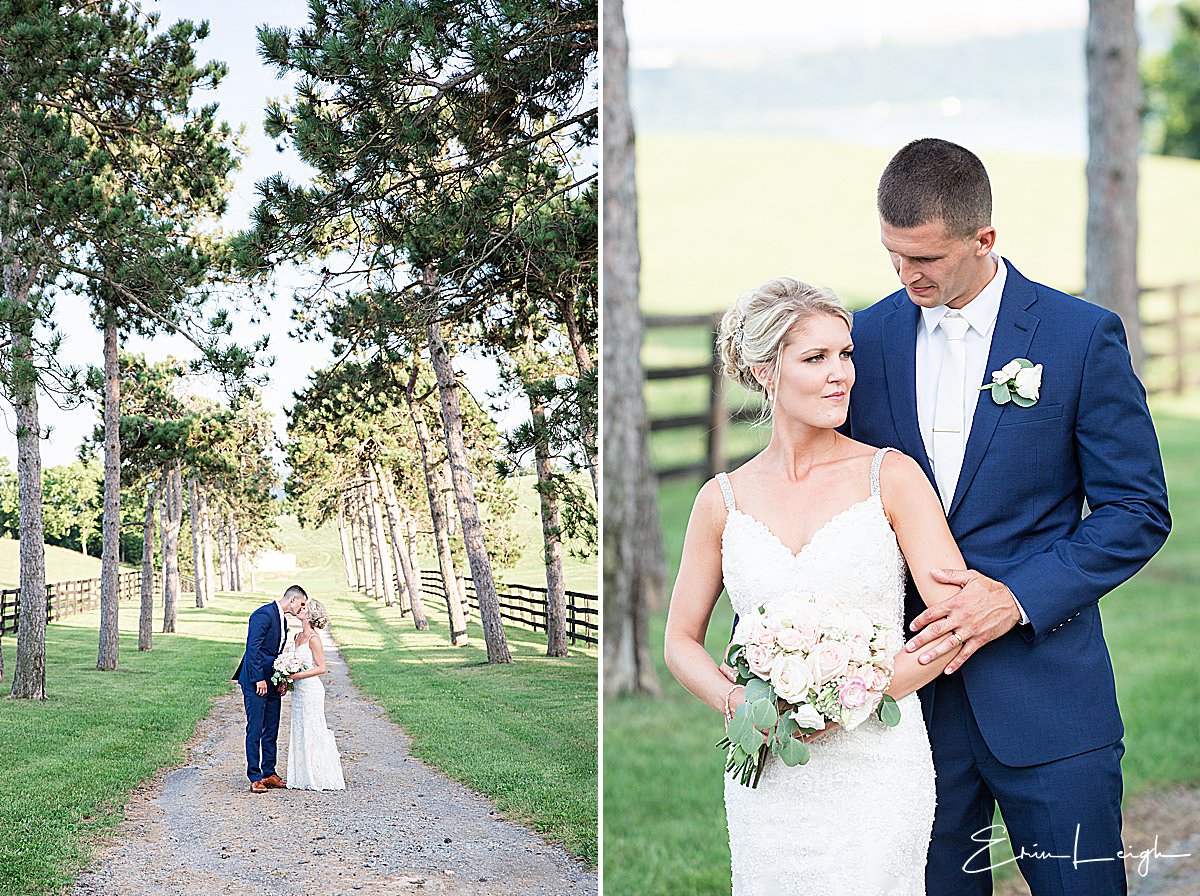 rustic elegance bride and groom | Lauxmont Farms Wedding in Wrightsville PA by Harrisburg Photographer Photography by Erin Leigh