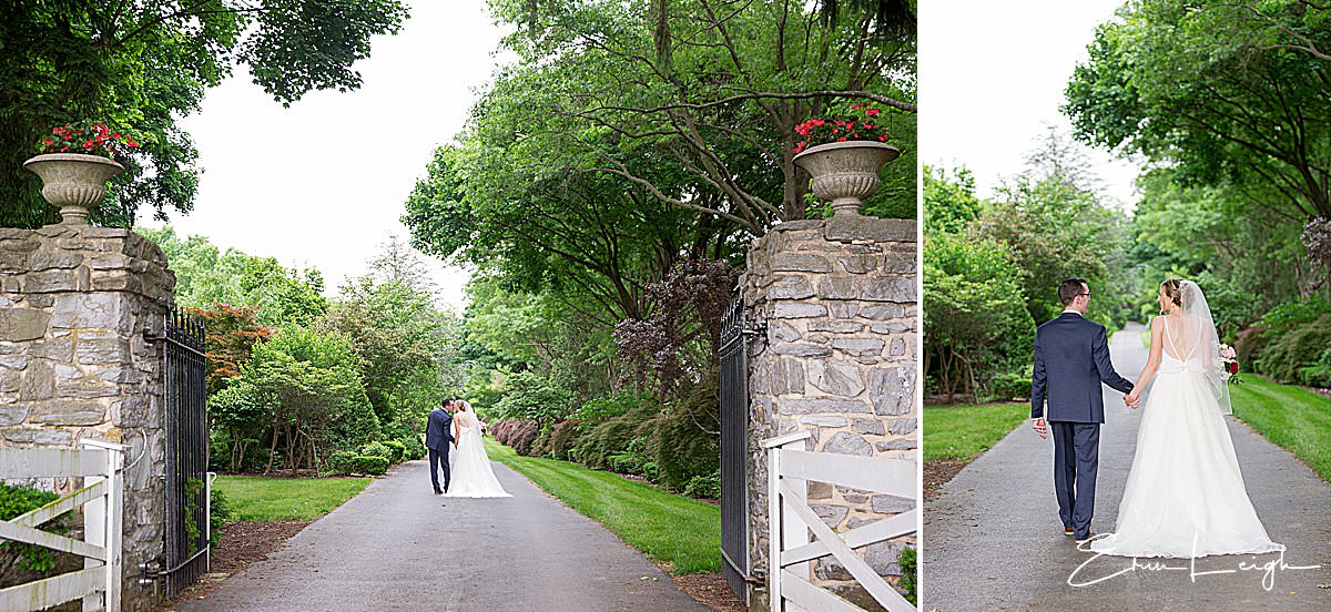 bride and groom walking photo | Linwood Estate Wedding in CarlislePA by Harrisburg Photographer Photography by Erin Leigh