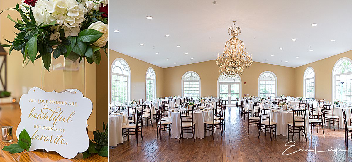 beautiful reception venue, every love story is beautiful | Linwood Estate Wedding in CarlislePA by Harrisburg Photographer Photography by Erin Leigh