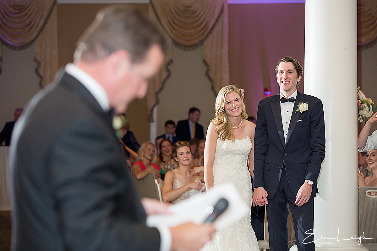 wedding toast by father of the bride | West Shore Country Club Wedding, Mechanicsburg PA by Harrisburg Photographer Photography by Erin Leigh